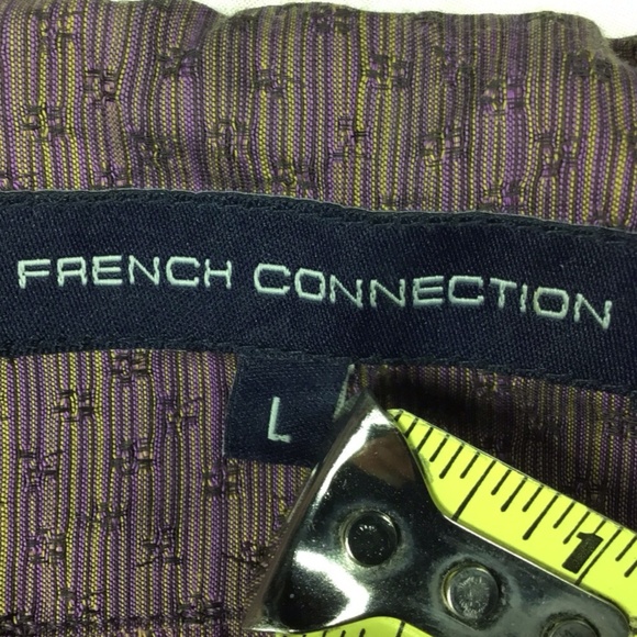 French Connection Adjustable Tank Top w/ Bow Sz L - Picture 4 of 7